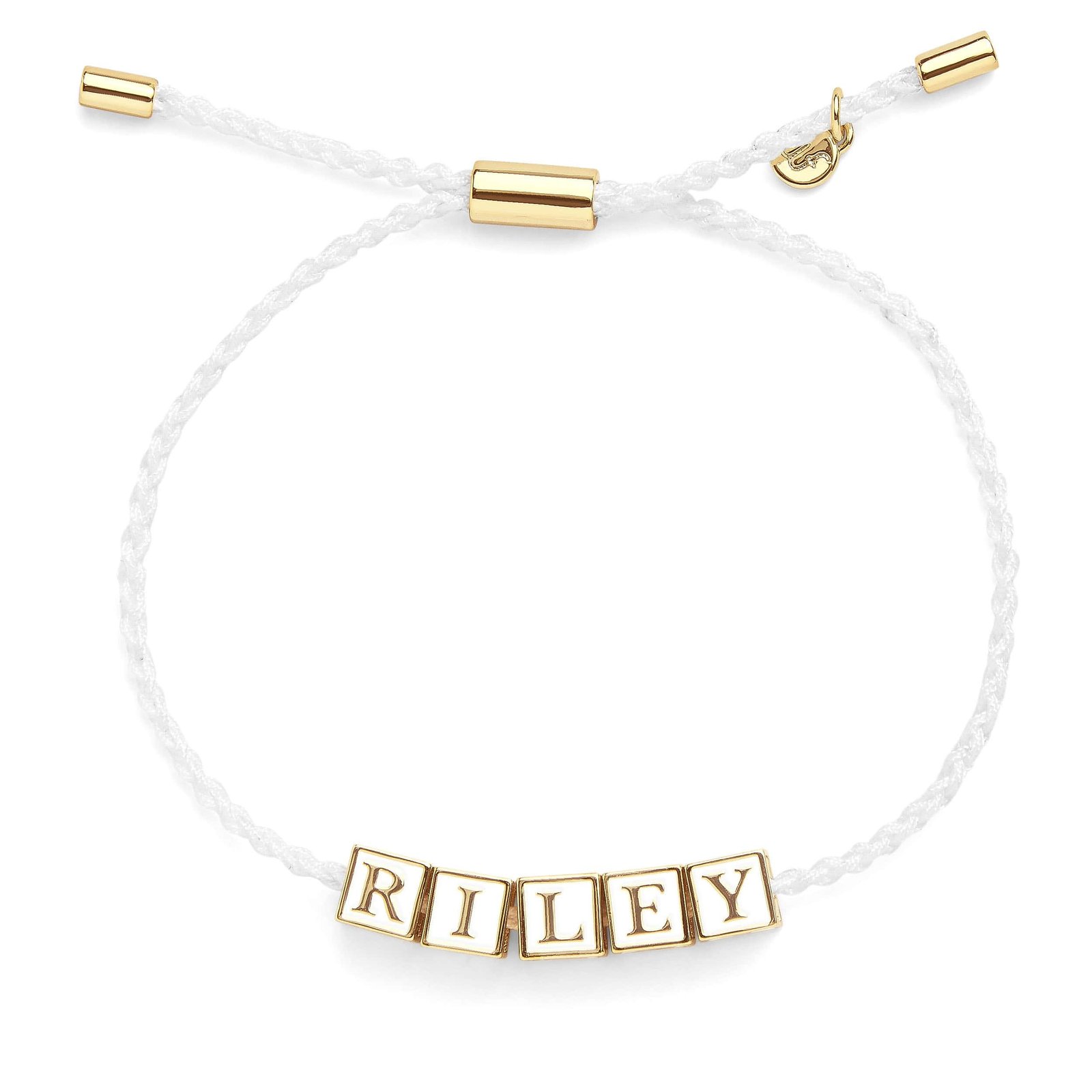 Personalized Letter Block Bracelet - Image 4