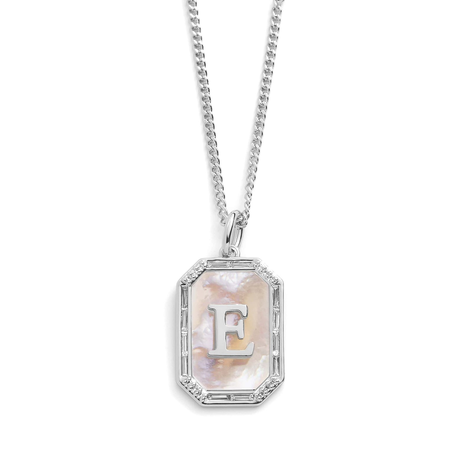 Mother Of Pearl Initial Necklace - Image 10