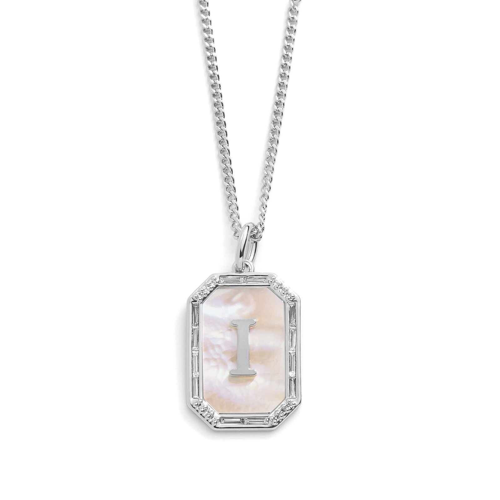 Mother Of Pearl Initial Necklace - Image 18