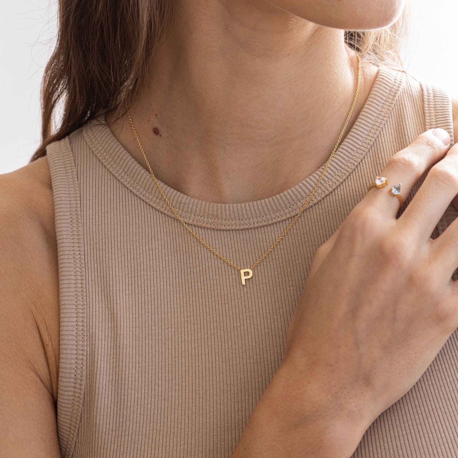 Mini Initial Necklace - Image 64