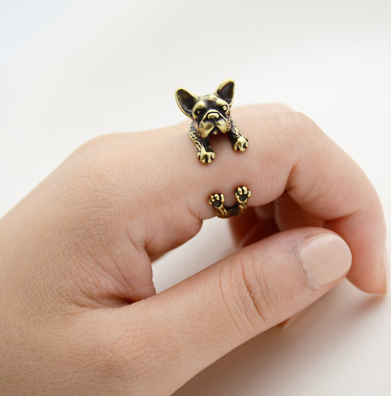 French Bull Dog Wrap Ring - Image 3