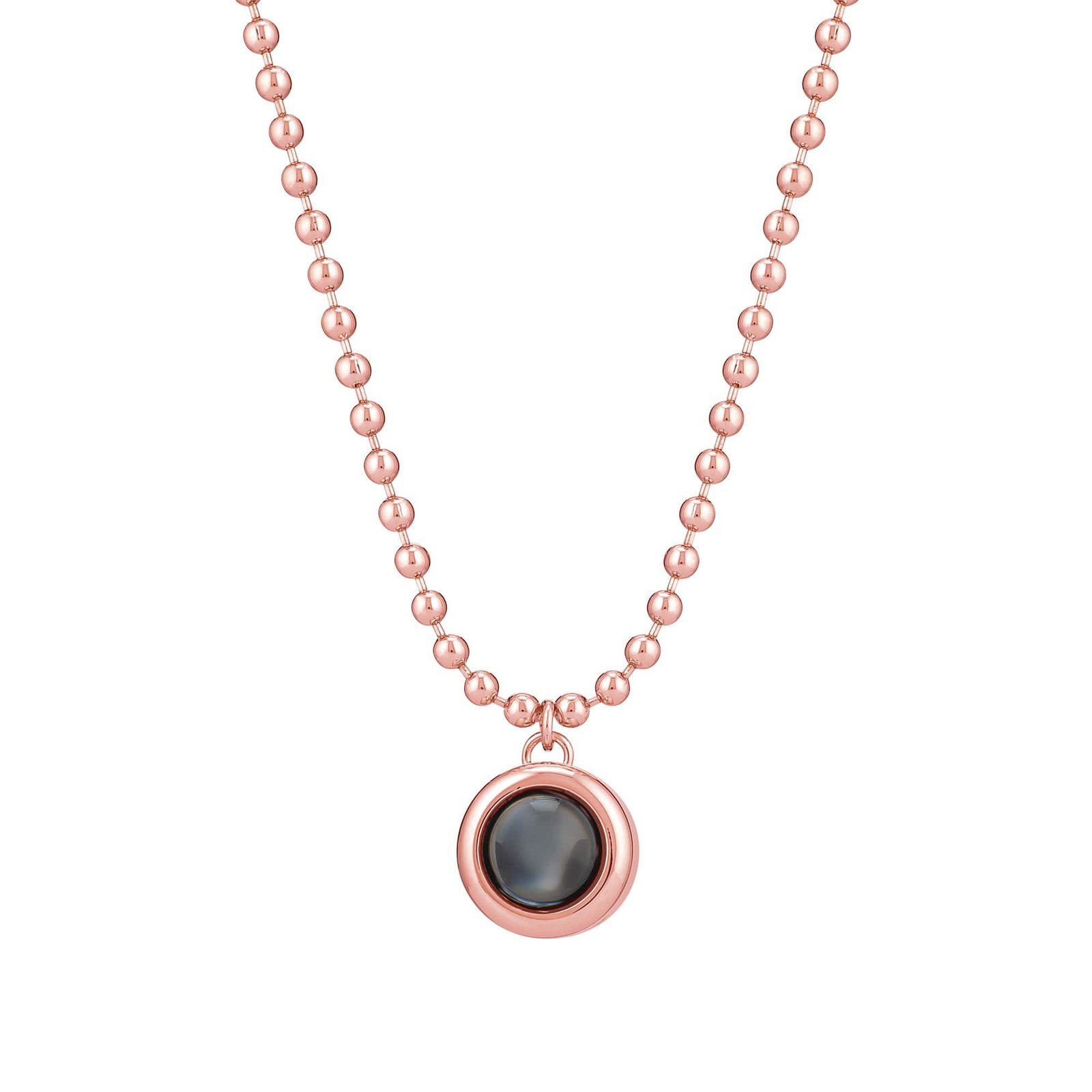 Personalized Ball Shot Photo Necklace - Image 3