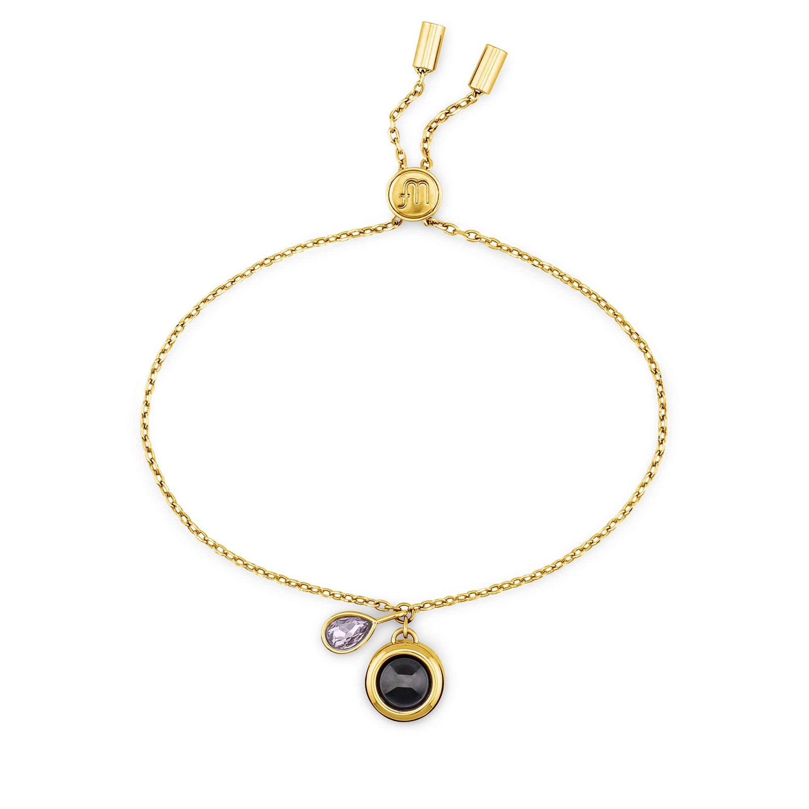 Personalized Birthstone Slider Bracelet - Image 3