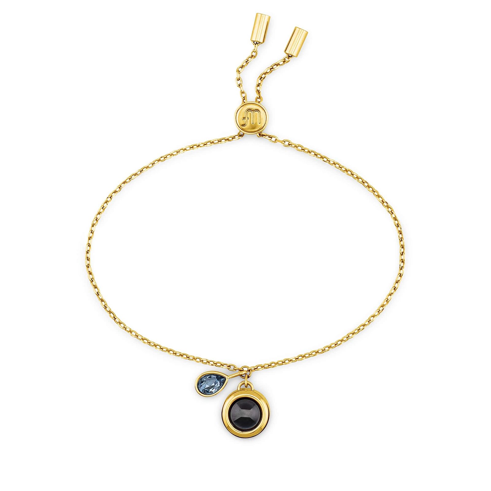 Personalized Birthstone Slider Bracelet - Image 2