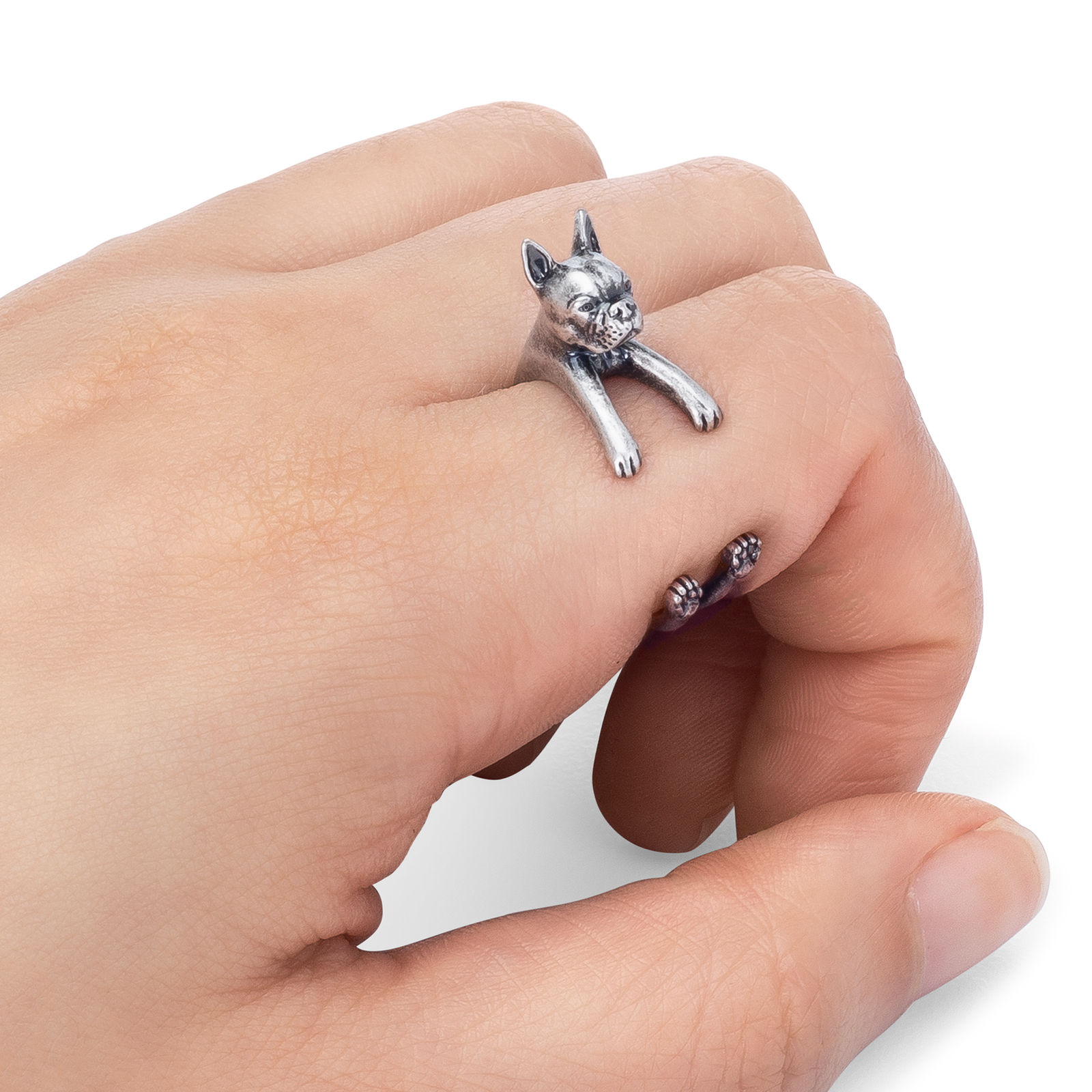 Boston Terrier Wrap Ring - Image 2