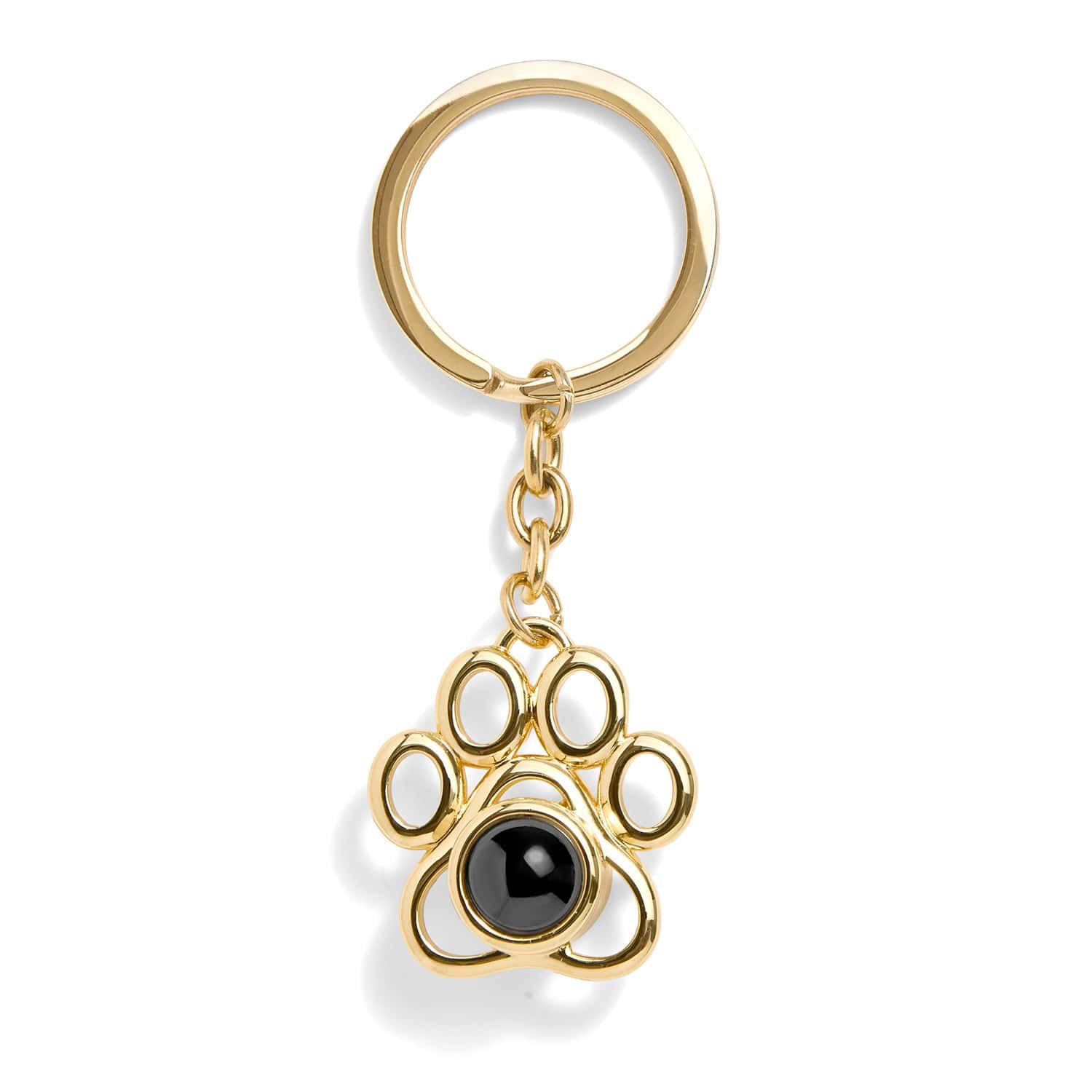Personalized Paw Photo Keychain - Image 2