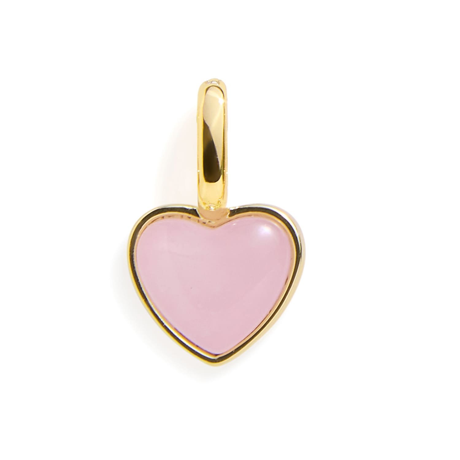 Rose Quartz Heart Charm - Image 2