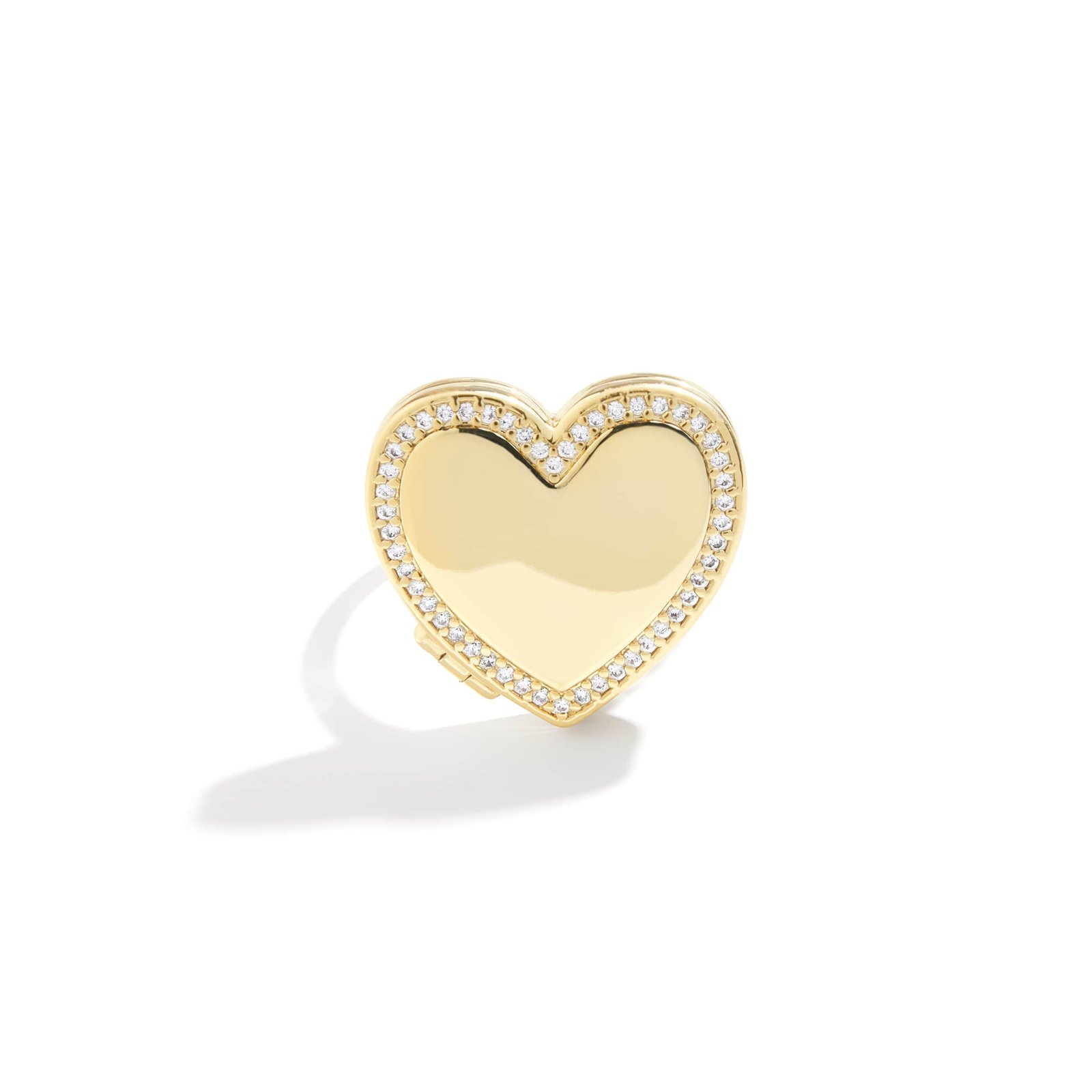 Personalized Heart Locket Ring - Image 3