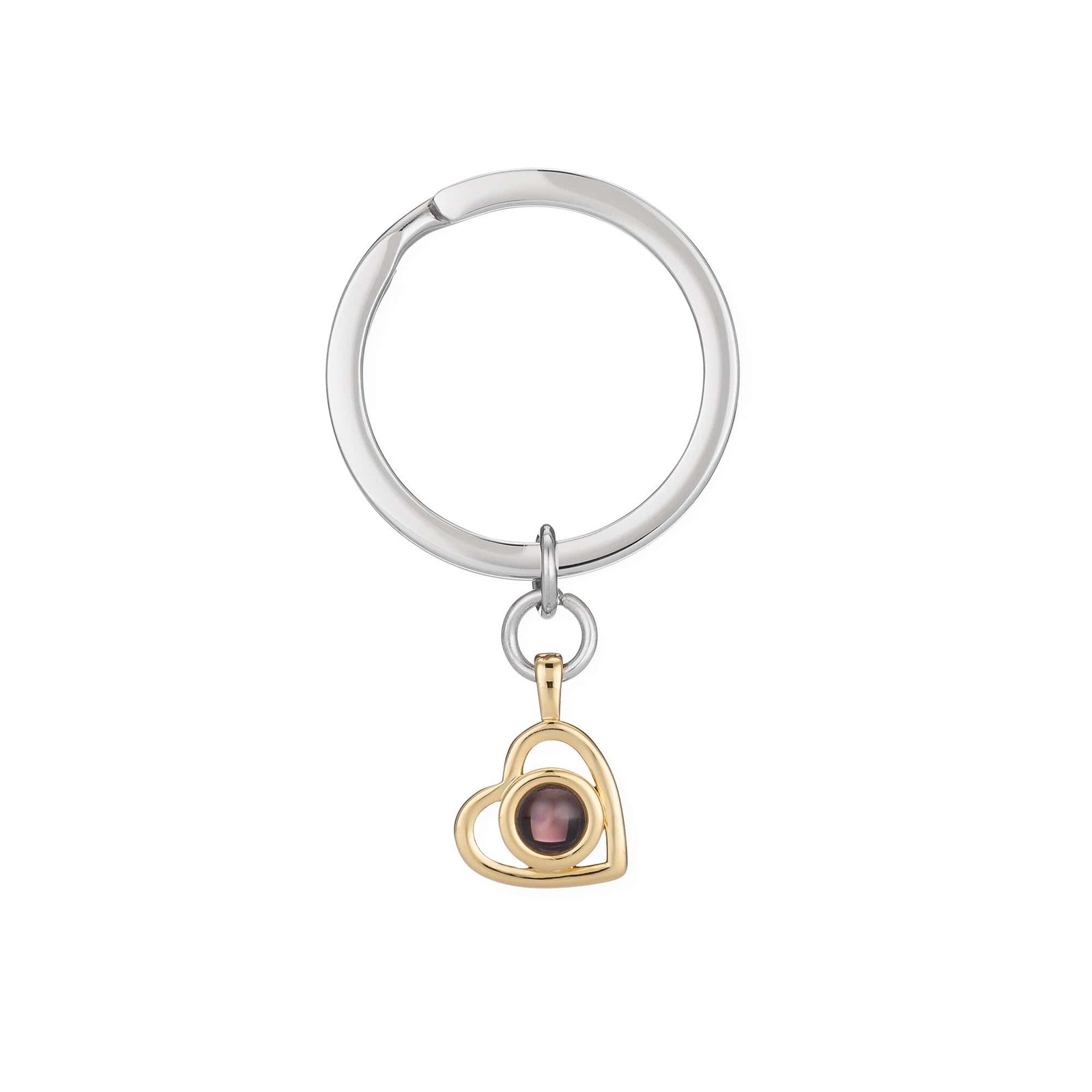 Personalized Heart Photo Keychain - Image 3