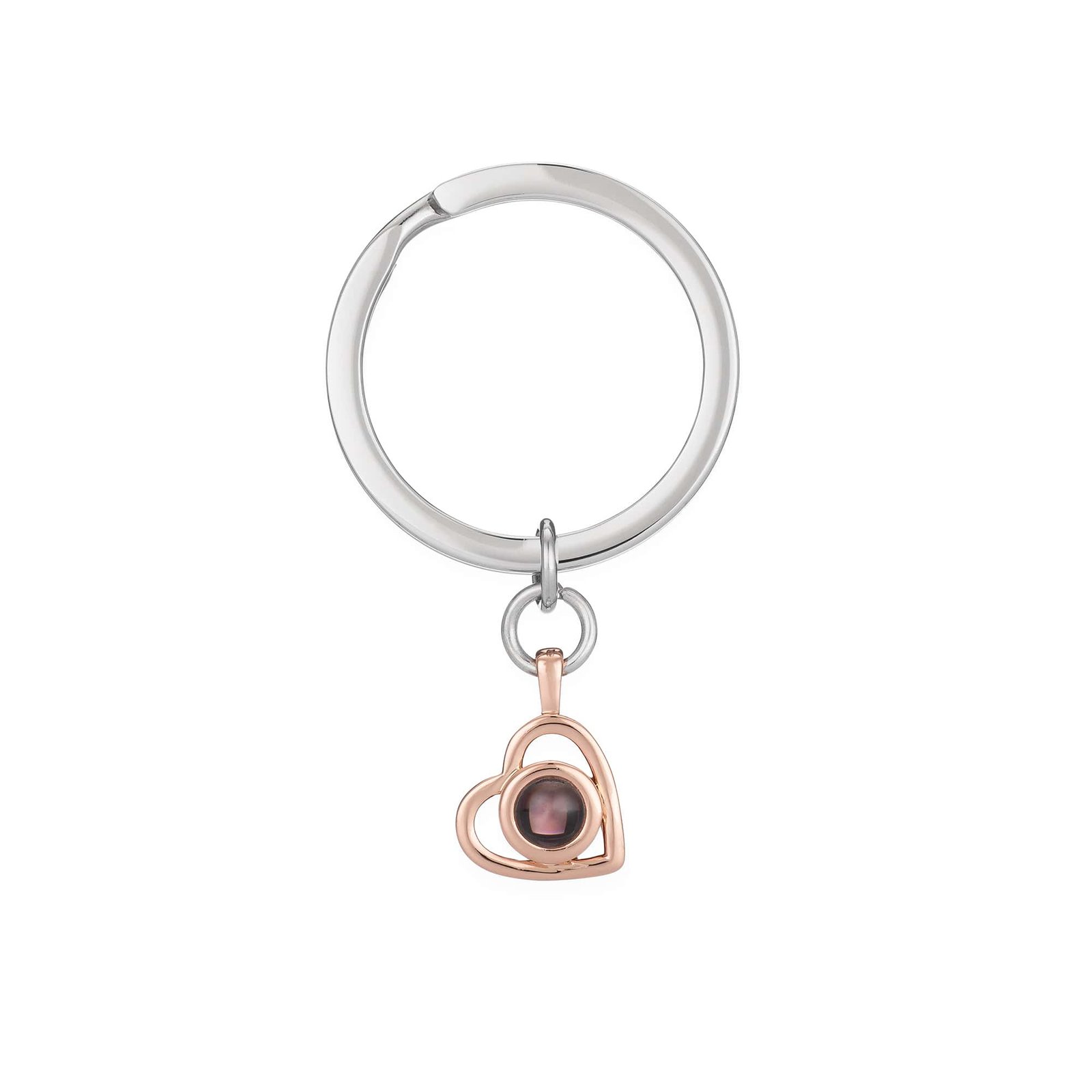Personalized Heart Photo Keychain - Image 2