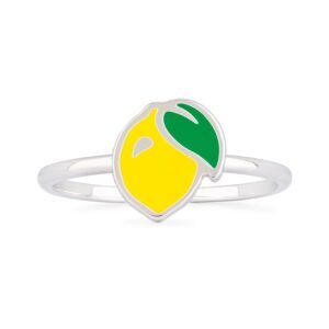 Enamel Lemon Ring