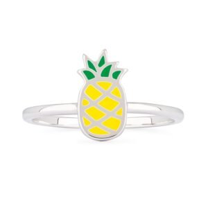 Enamel Pineapple Ring
