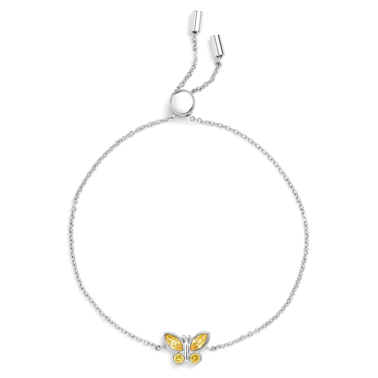 Birthstone Butterfly Bracelet - Image 12