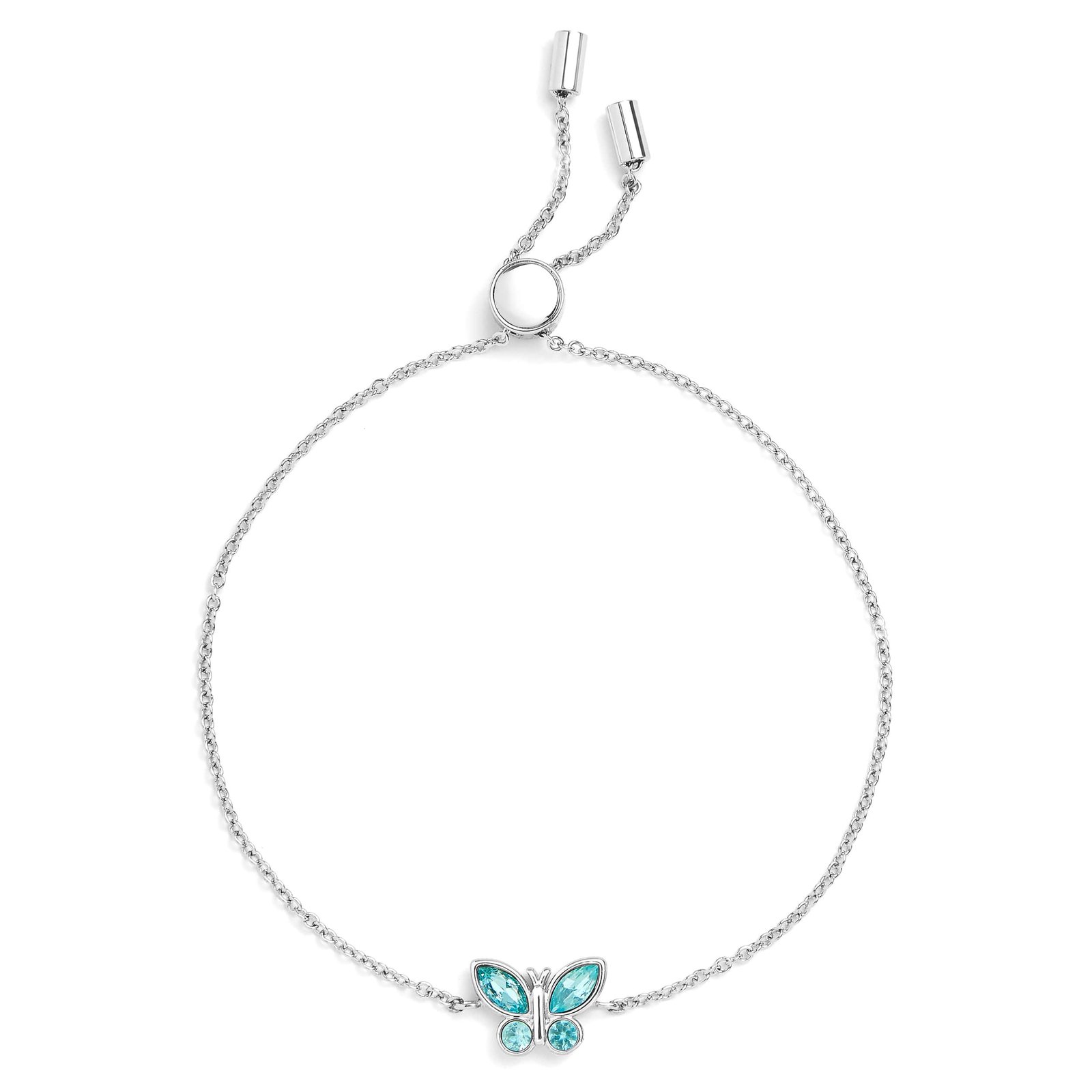 Birthstone Butterfly Bracelet - Image 4