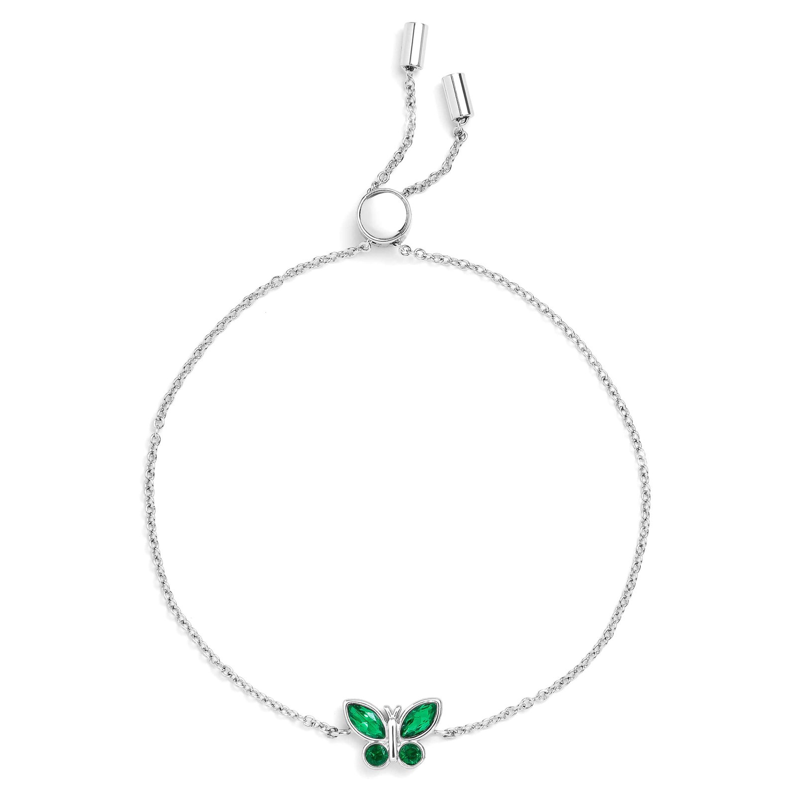 Birthstone Butterfly Bracelet - Image 7
