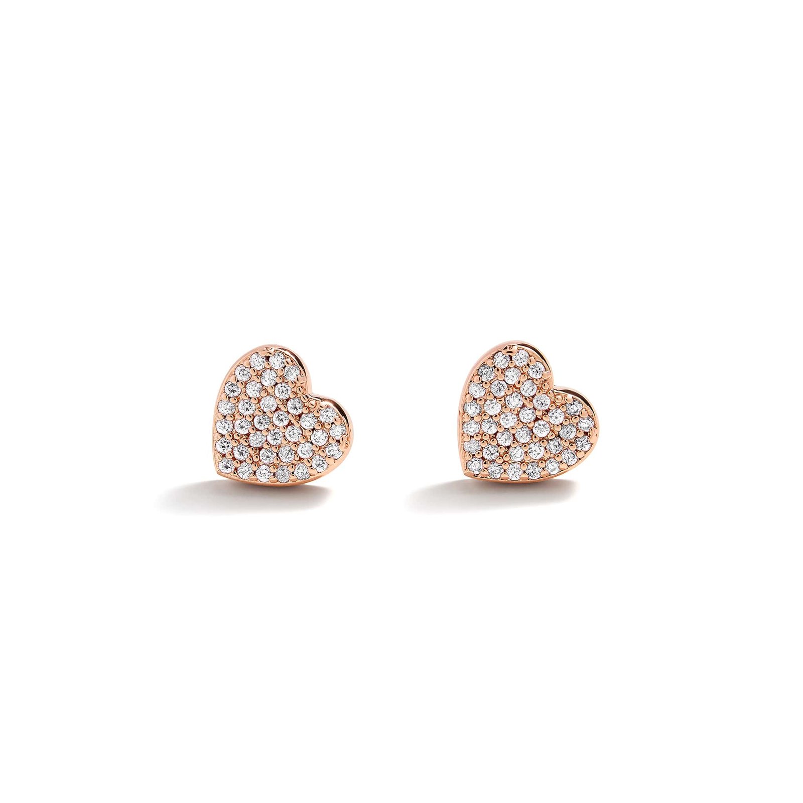 Pavé Heart Earrings - Image 2